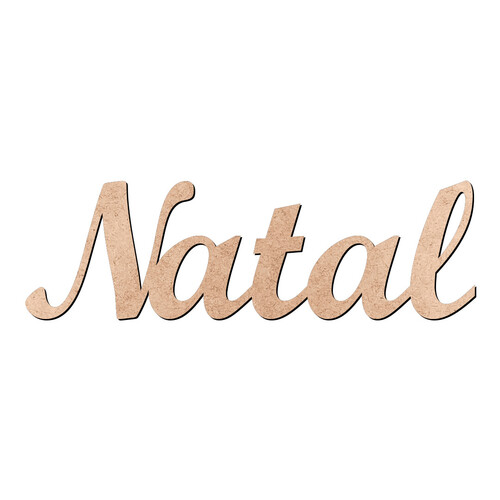 Recorte Natal Script Mt Std / MDF 3mm