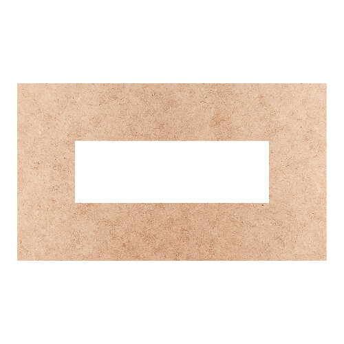 Recorte Moldura Ret 46 x 80 cm Borda 15 cm / MDF 3mm