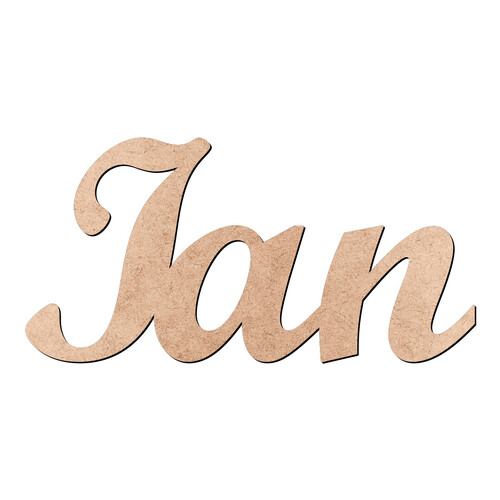 Recorte Ian Script Mt Std / MDF 3mm