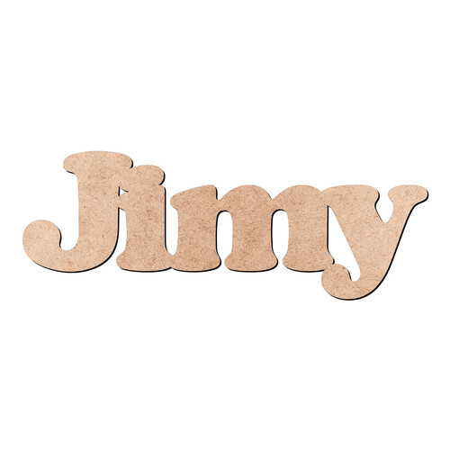 Recorte Jimy Cooper Black / MDF 3mm