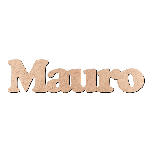 Recorte Mauro Cooper Black / MDF 3mm