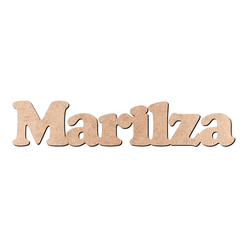 Recorte Marilza Cooper Black / MDF 3mm