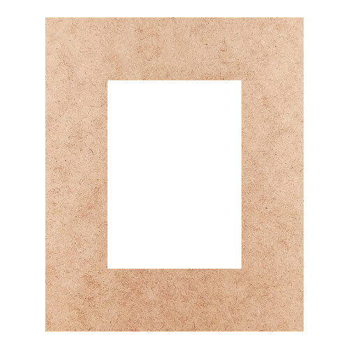 Recorte Moldura Ret 40 x 33 cm Borda 8 cm / MDF 3mm