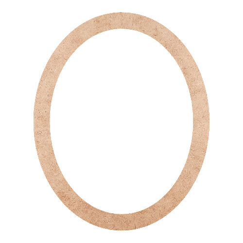 Recorte Moldura Arr 26 x 21 cm Borda 2 cm / MDF 3mm