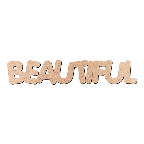 Recorte BEAUTIFUL Porkys / MDF 3mm
