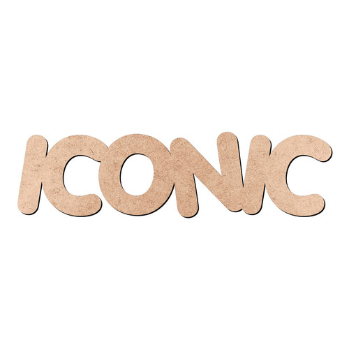 Recorte ICONIC Porkys / MDF 3mm