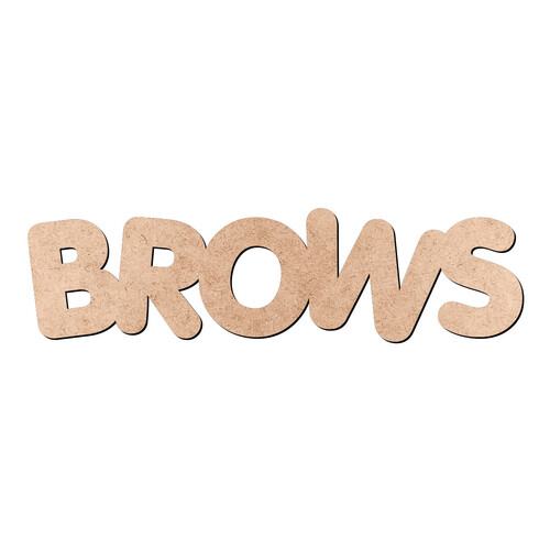Recorte BROWS Porkys / MDF 3mm