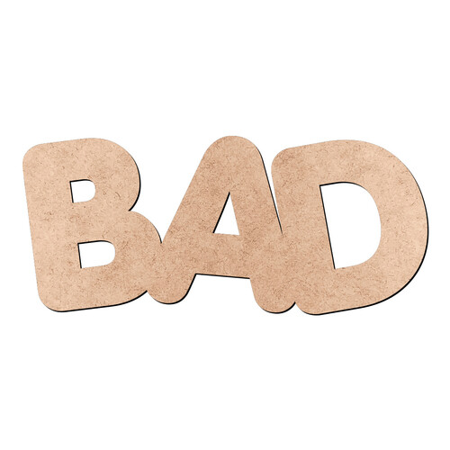 Recorte BAD Porkys / MDF 3mm
