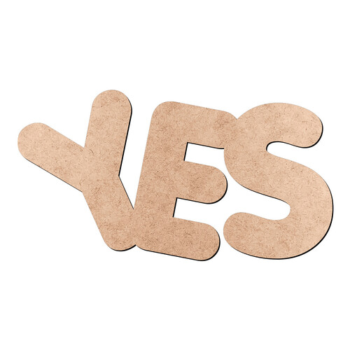 Recorte YES Porkys / MDF 3mm