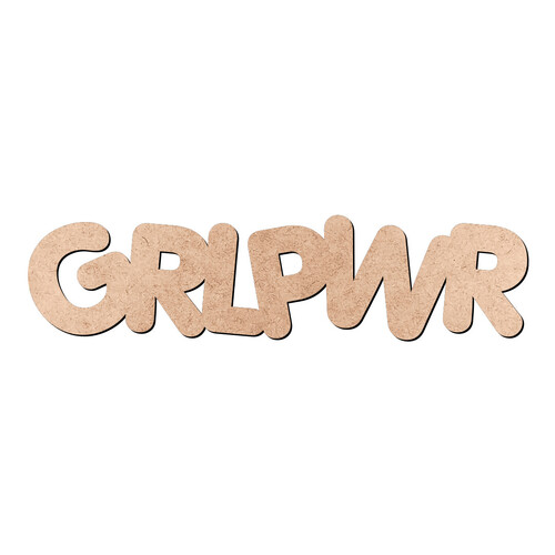 Recorte GRLPWR Porkys / MDF 3mm