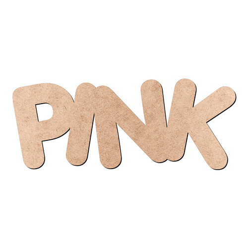 Recorte PINK Porkys / MDF 3mm
