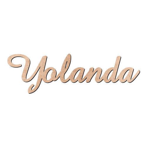 Recorte Yolanda Amaze / MDF 3mm