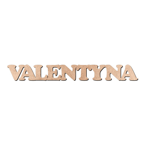 Recorte VALENTYNA Cooper Black / MDF 3mm