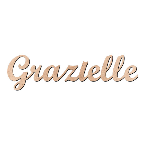 Recorte Grazielle Script Mt Std / MDF 3mm