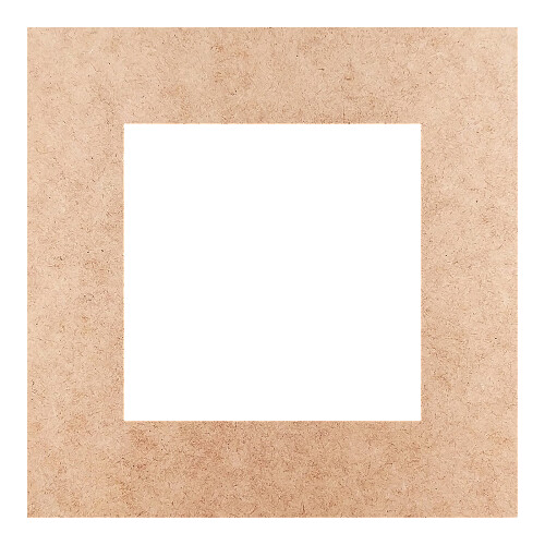 Recorte Moldura Quad 20 cm Borda 3,95 cm / MDF 3mm