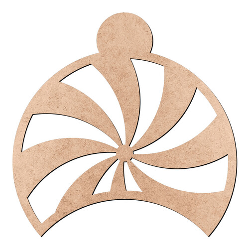 Recorte Marcador de Erva Espiral / MDF 3mm