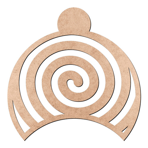 Recorte Marcador de Erva Espiral / MDF 3mm