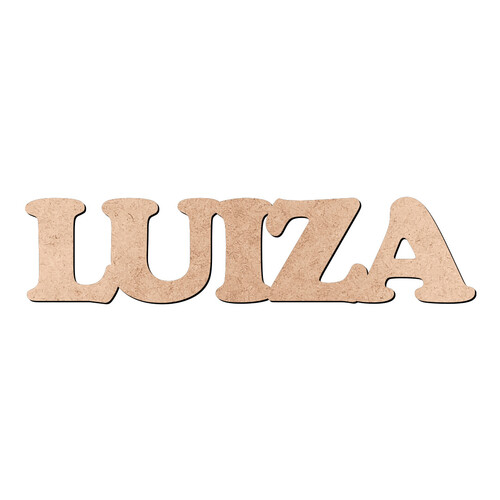 Recorte LUIZA Cooper Black / MDF 3mm