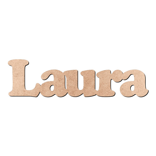 Recorte Laura Cooper Black / MDF 3mm