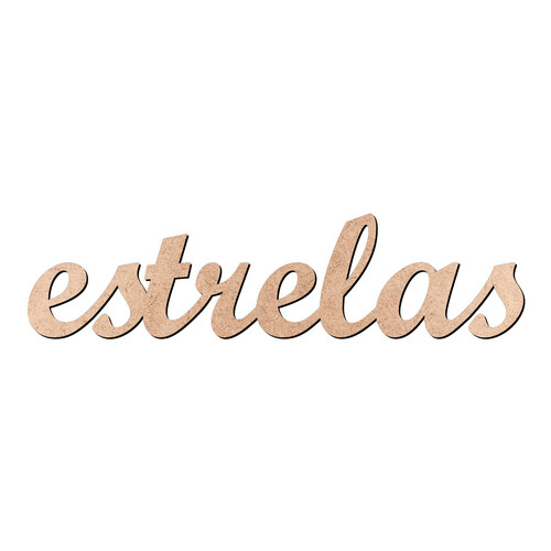 Recorte estrelas Script Mt Std / MDF 3mm