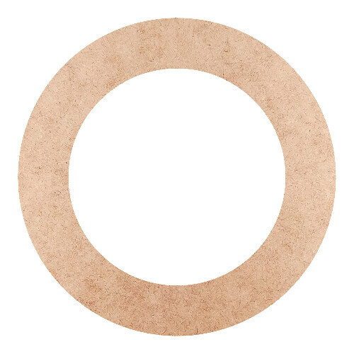 Recorte Moldura Cir 5 cm Borda 0,80 cm / MDF 3mm