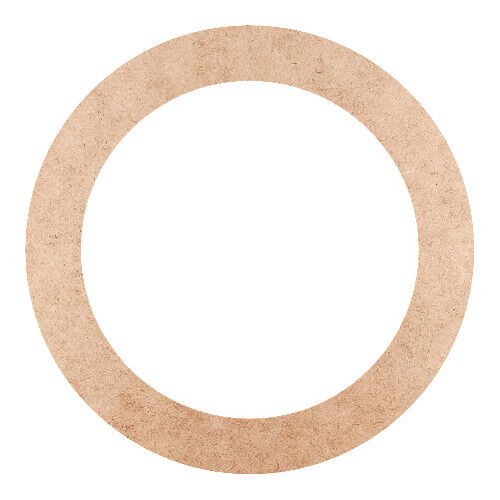 Recorte Moldura Cir 4 cm Borda 0,5 cm / MDF 3mm