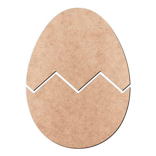 Recorte Ovo Quebra Cabeça / MDF 3mm