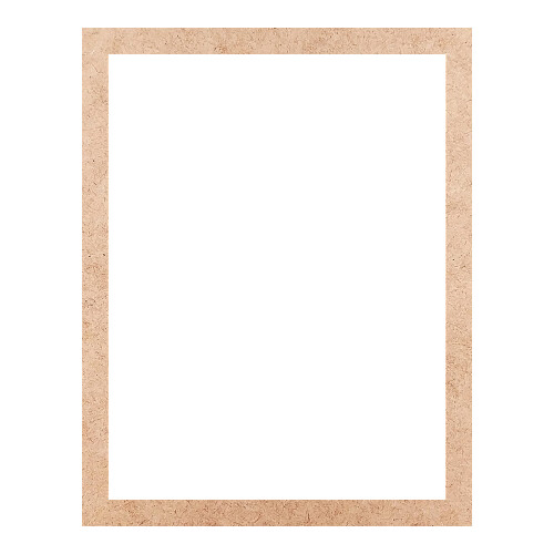 Recorte Moldura Ret 37 x 29 cm Borda 2 cm / MDF 3mm