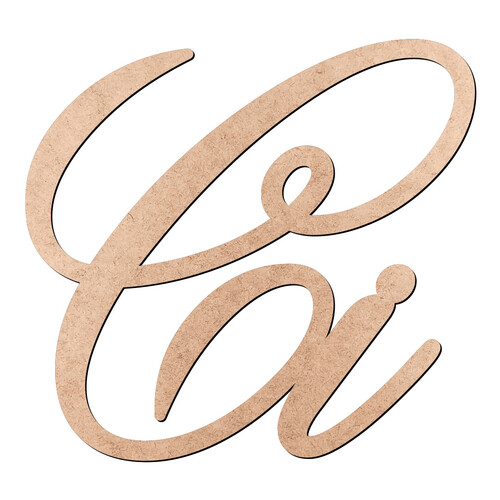 Recorte Ci Old Script / MDF 3mm