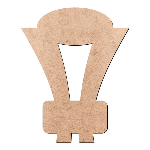 Recorte Placa Contorno Troféu / MDF 3mm