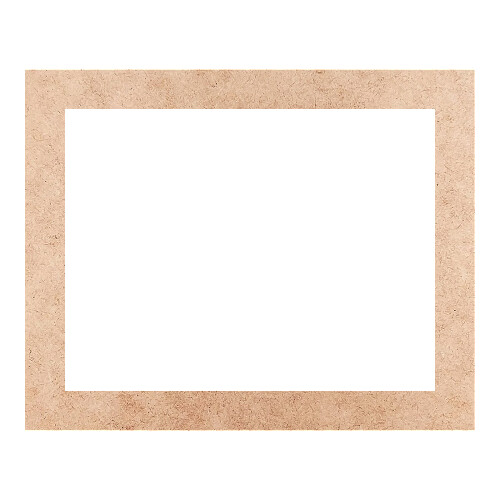 Recorte Moldura Ret 45 x 56 cm Borda 5 cm / MDF 3mm
