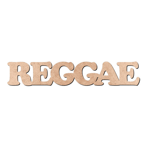 Recorte REGGAE Cooper Black / MDF 3mm