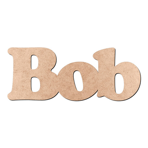 Recorte Bob Cooper Black / MDF 3mm