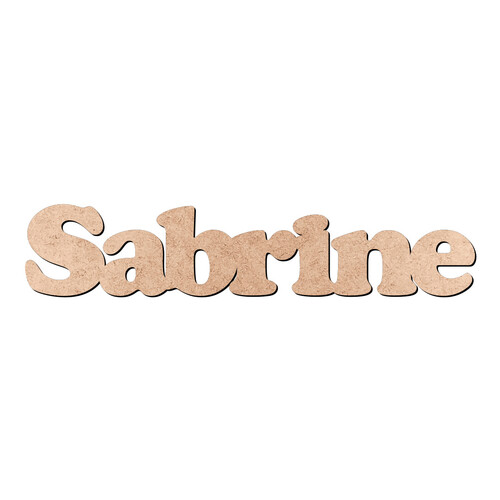 Recorte Sabrine Cooper Black / MDF 3mm