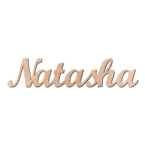 Recorte Natasha Script Mt Std / MDF 3mm
