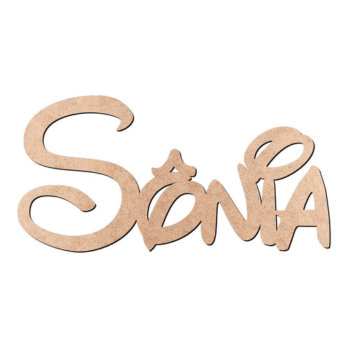Recorte Sônia Disney / MDF 3mm