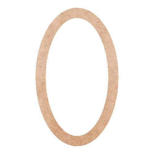 Recorte Moldura Arr 40 x 24 cm Borda 3 cm / MDF 3mm