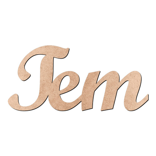 Recorte Tem Script Mt Std / MDF 3mm