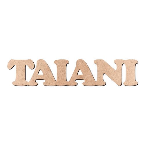 Recorte TAIANI Cooper Black / MDF 3mm