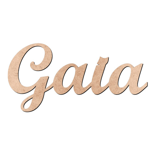 Recorte Gaia Script Mt Std / MDF 3mm