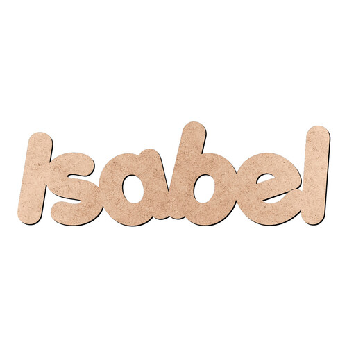 Recorte Isabel Porkys / MDF 3mm