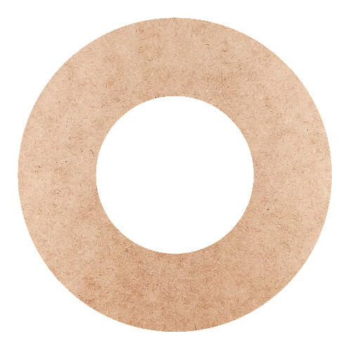 Recorte Moldura Cir 1,00 cm Borda 0,25 cm / MDF 3mm