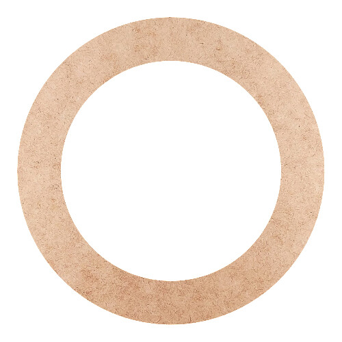 Recorte Moldura Cir 21 cm Borda 3 cm / MDF 3mm