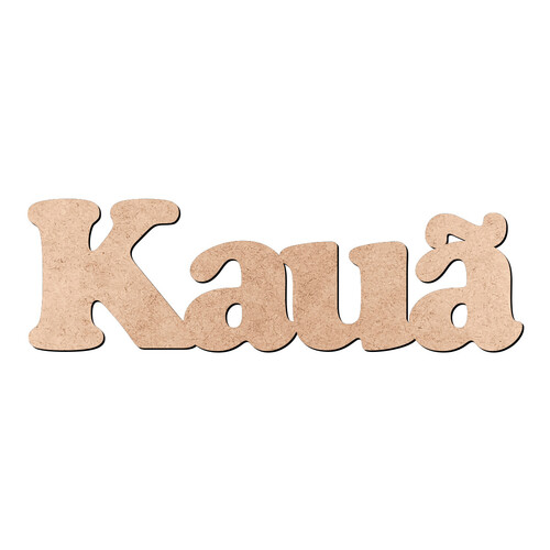 Recorte Kauã Cooper Black / MDF 3mm