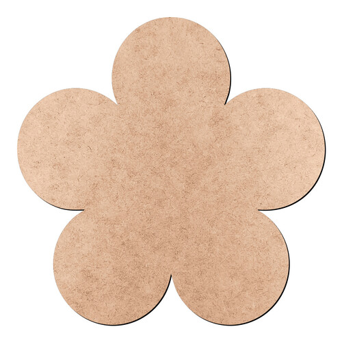 Recorte Flor Lisa / MDF 3mm