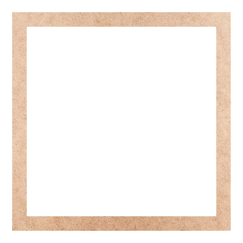 Recorte Moldura Quad 45 cm Borda 3 cm / MDF 3mm