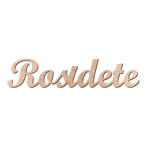 Recorte Rosidete Script Mt Std / MDF 3mm