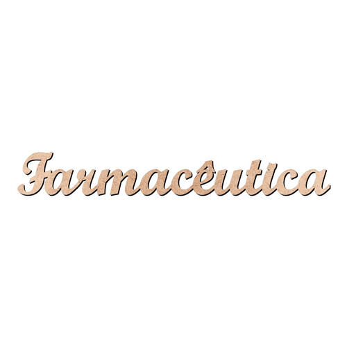 Recorte Farmacêutica Script Mt Std / MDF 3mm