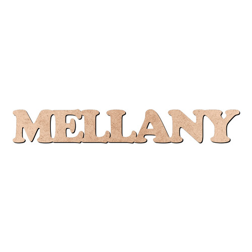 Recorte MELLANY Cooper Black / MDF 3mm