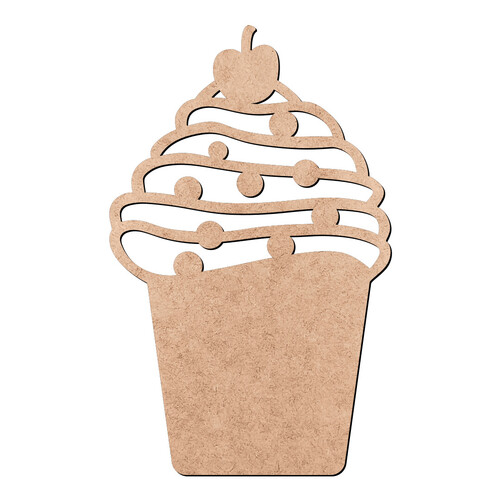 Recorte Cupcake / MDF 3mm